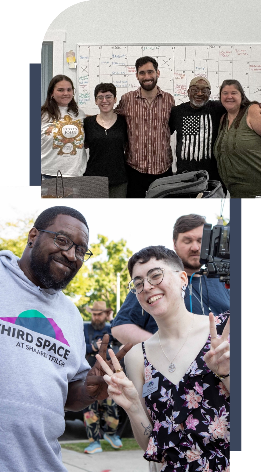 Pictures of Third Space staff and community