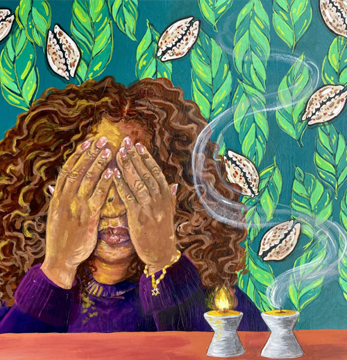 Dominique Butler, Cowrie Prayer: Clumsily Speaking with HaShem